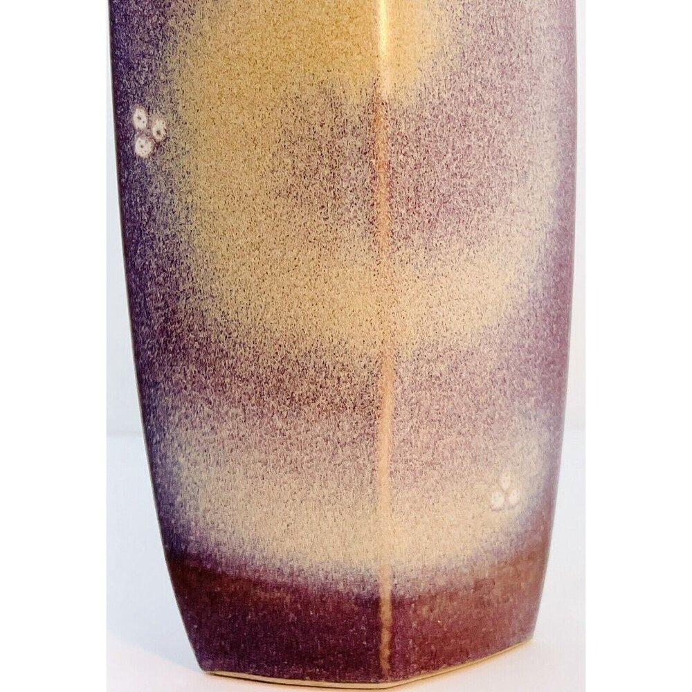 Vintage Studio Art Ceramic Vase Soft Pastel Tones Pacific Pottery James Brooke - Picture 4 of 12